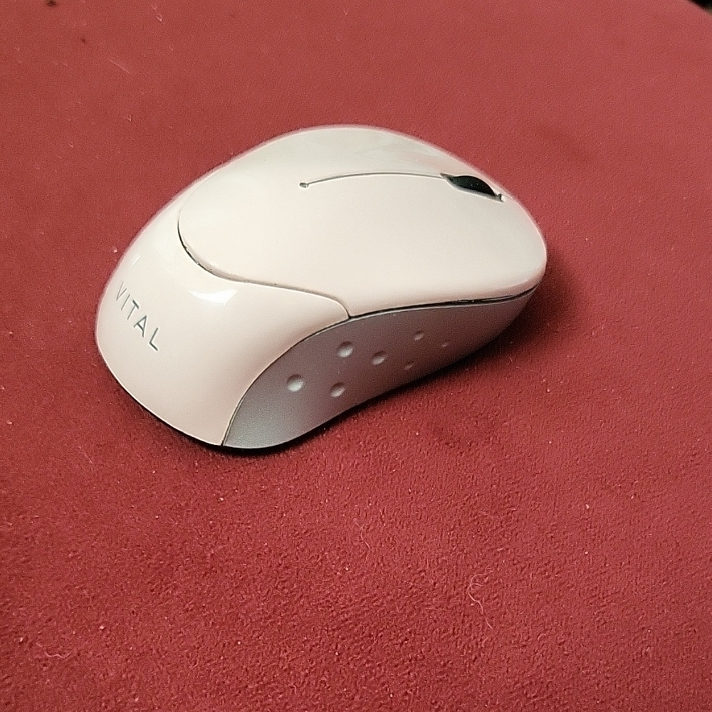 Vital Wireless Computer Mouse in Pink